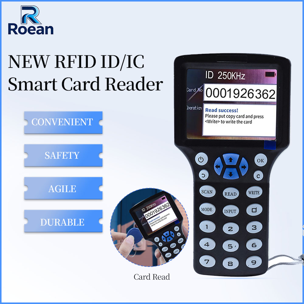 Nfc Card Reader - Портативный 10-частотный RFID/NFC считыватель-записыватель 125 кГц