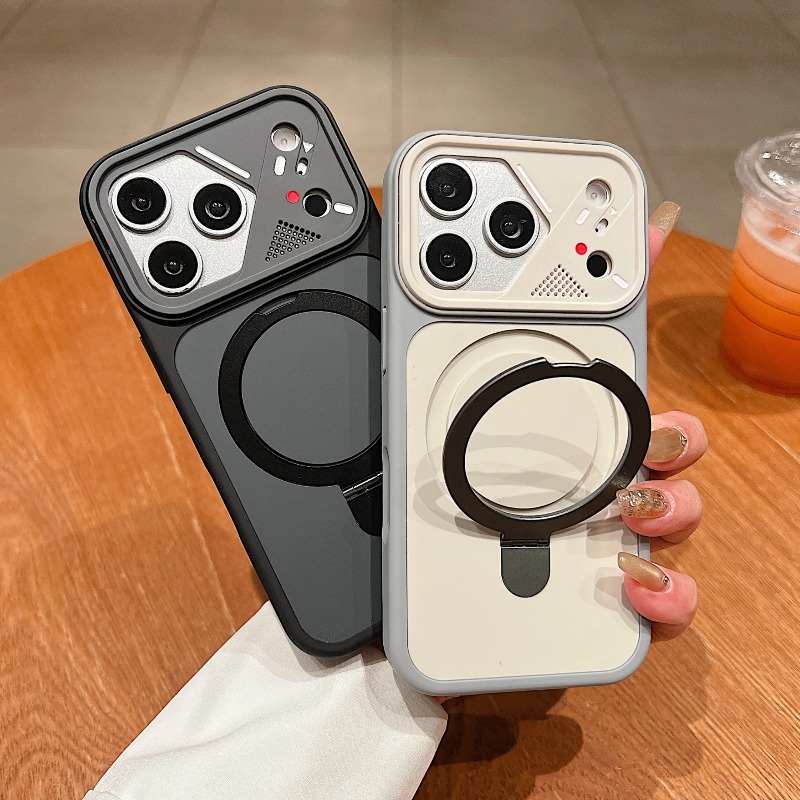 Phone Accessories Ring Holder - Роскошный металлический чехол-держатель с магнитом для