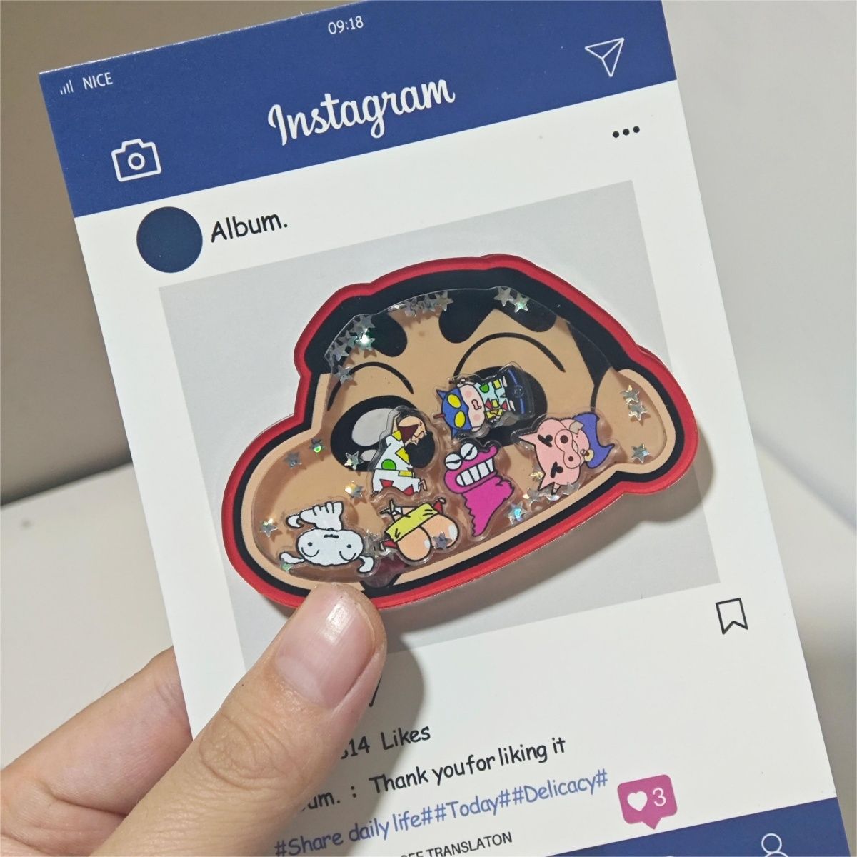 Phone Accessories Vending Machine - Портативный держатель-попсокет Crayon Shin-chan с воздушной