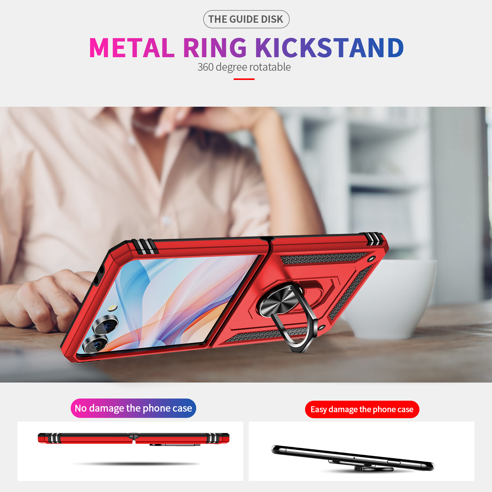 Противоударный чехол для телеф – обзор и цена Phone Accessories Ring Holder
