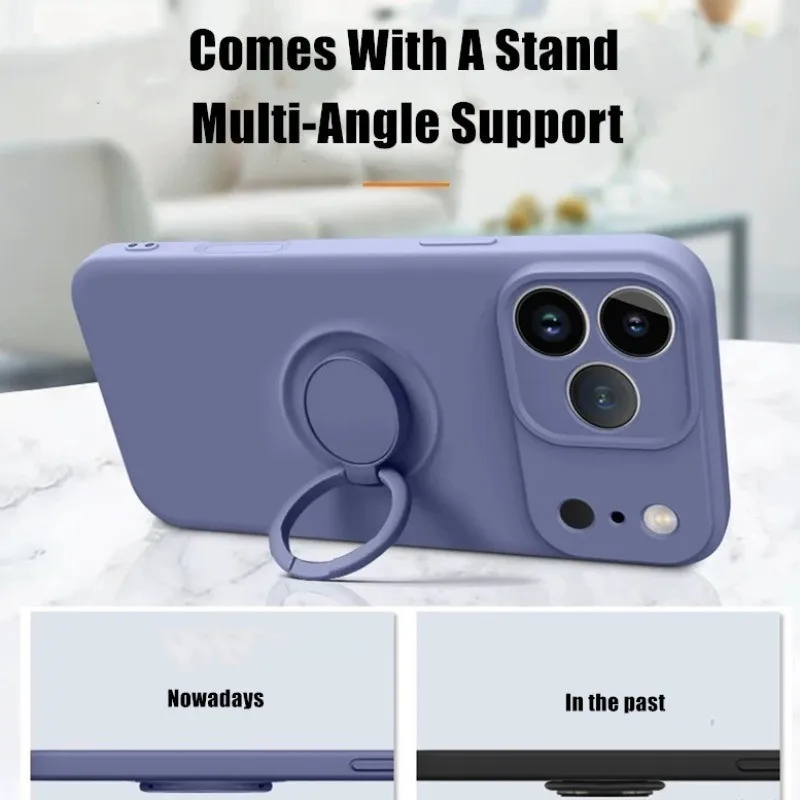 Жидкий силиконовый чехол-подст – обзор и цена Phone Accessories Ring Holder