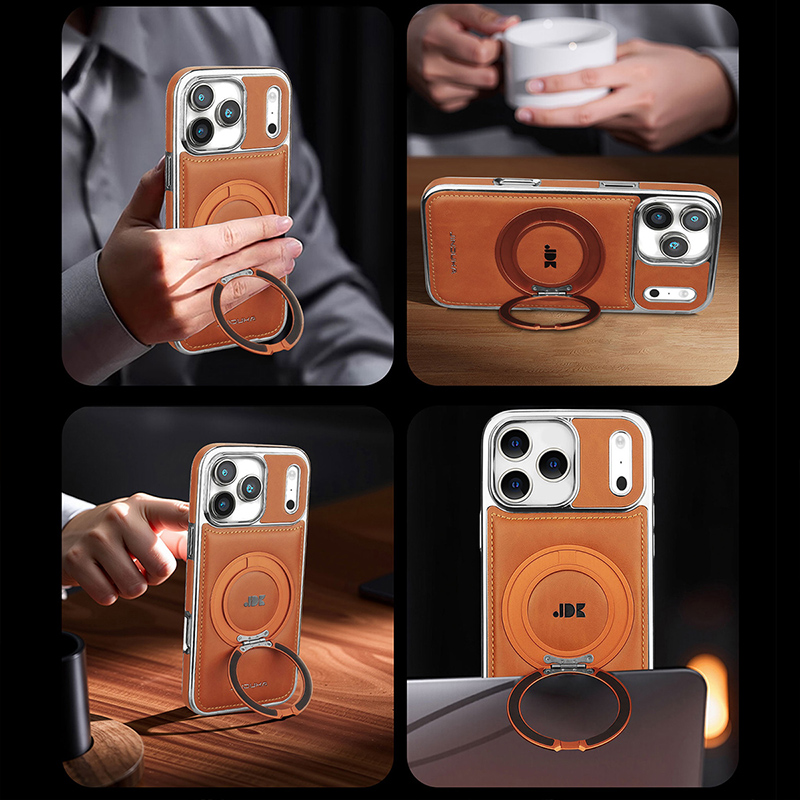 Роскошный кожаный чехол с магн – обзор и цена Phone Accessories Ring Holder